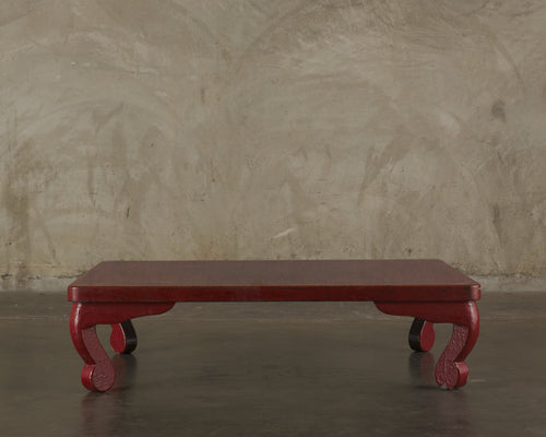 CHINESE LACQUERED COFFEE TABLE FROM THE ESTATE OF TONY DUQUETTE